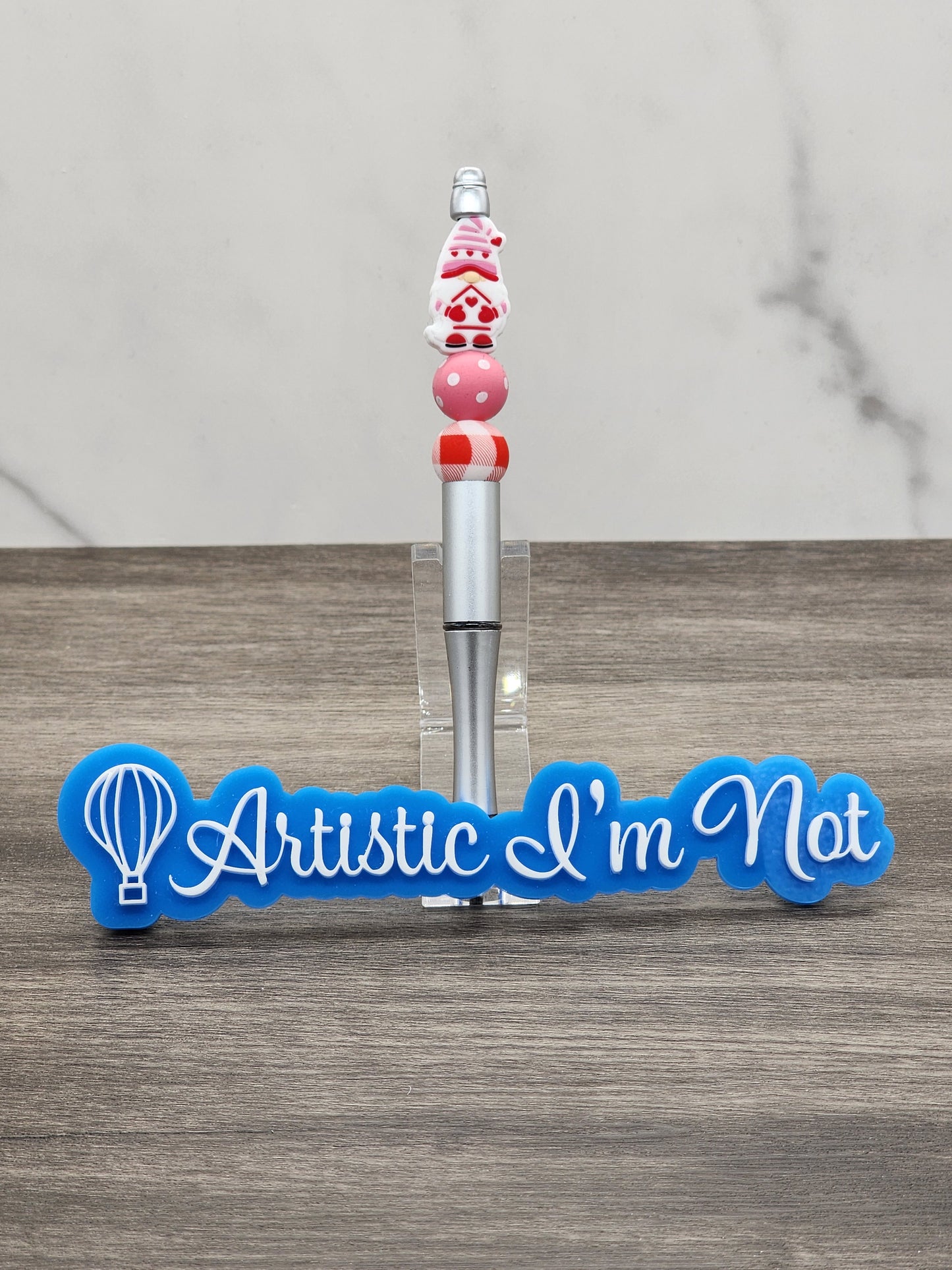 Gnome Love Beaded Pen
