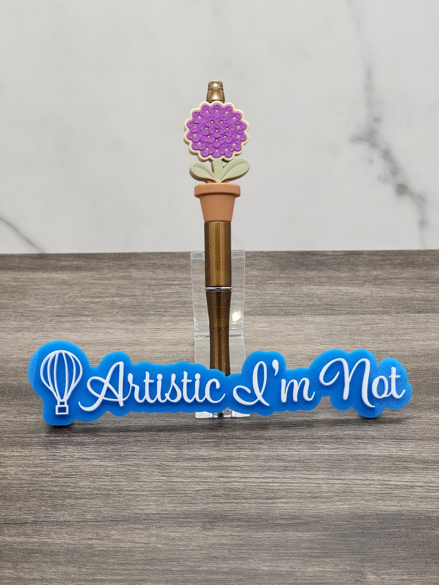 Bloomin Hydrangea Beaded Pen