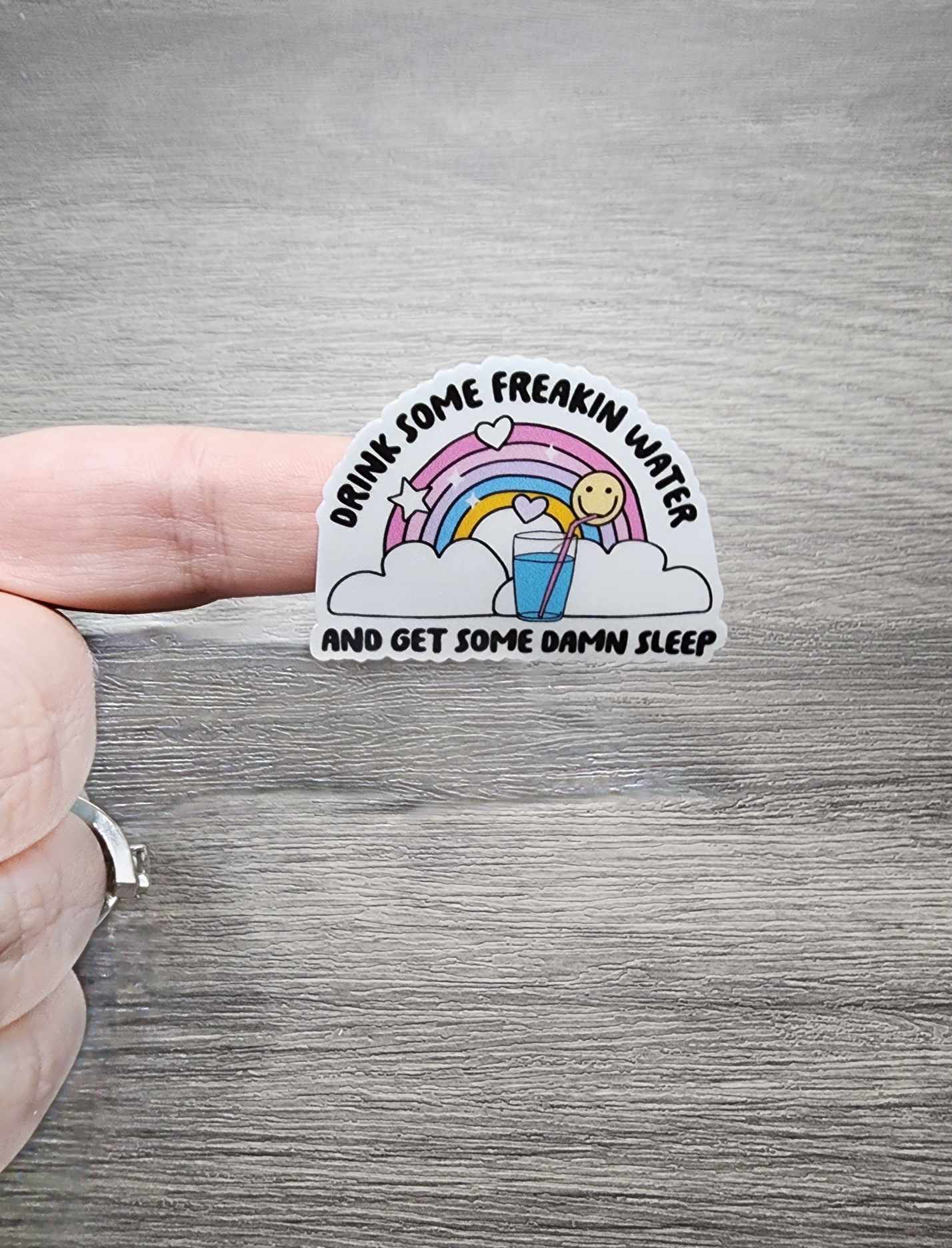 Drink Some Freakin Water | Vinyl Sticker