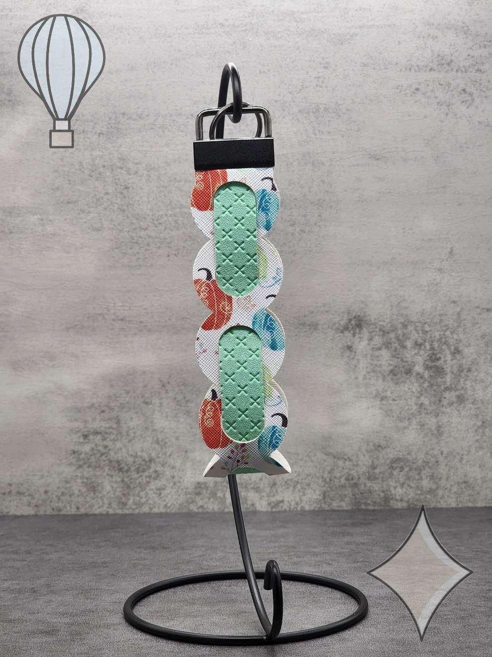 Fall Pumpkin Woven Wristlet