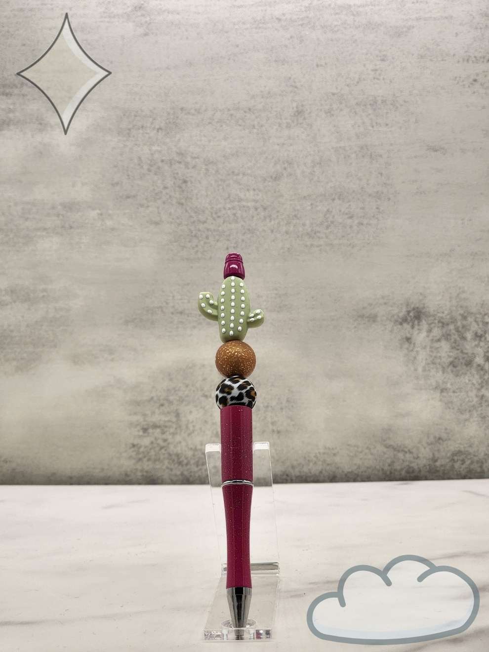 The Hey There, Crafty! Beaded Pen