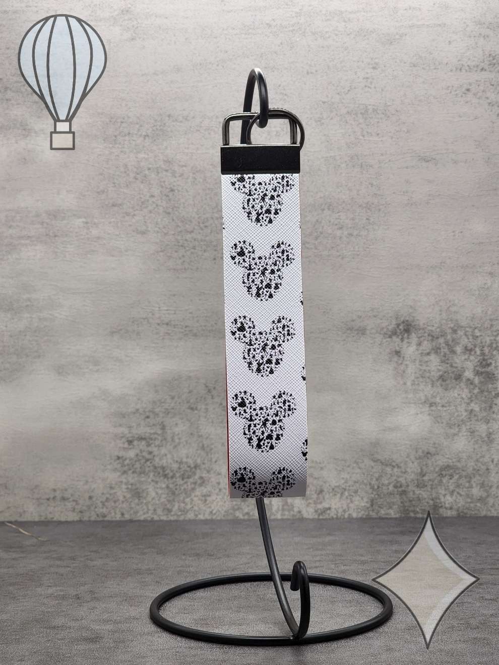 Characters in Happy Ears Wristlet