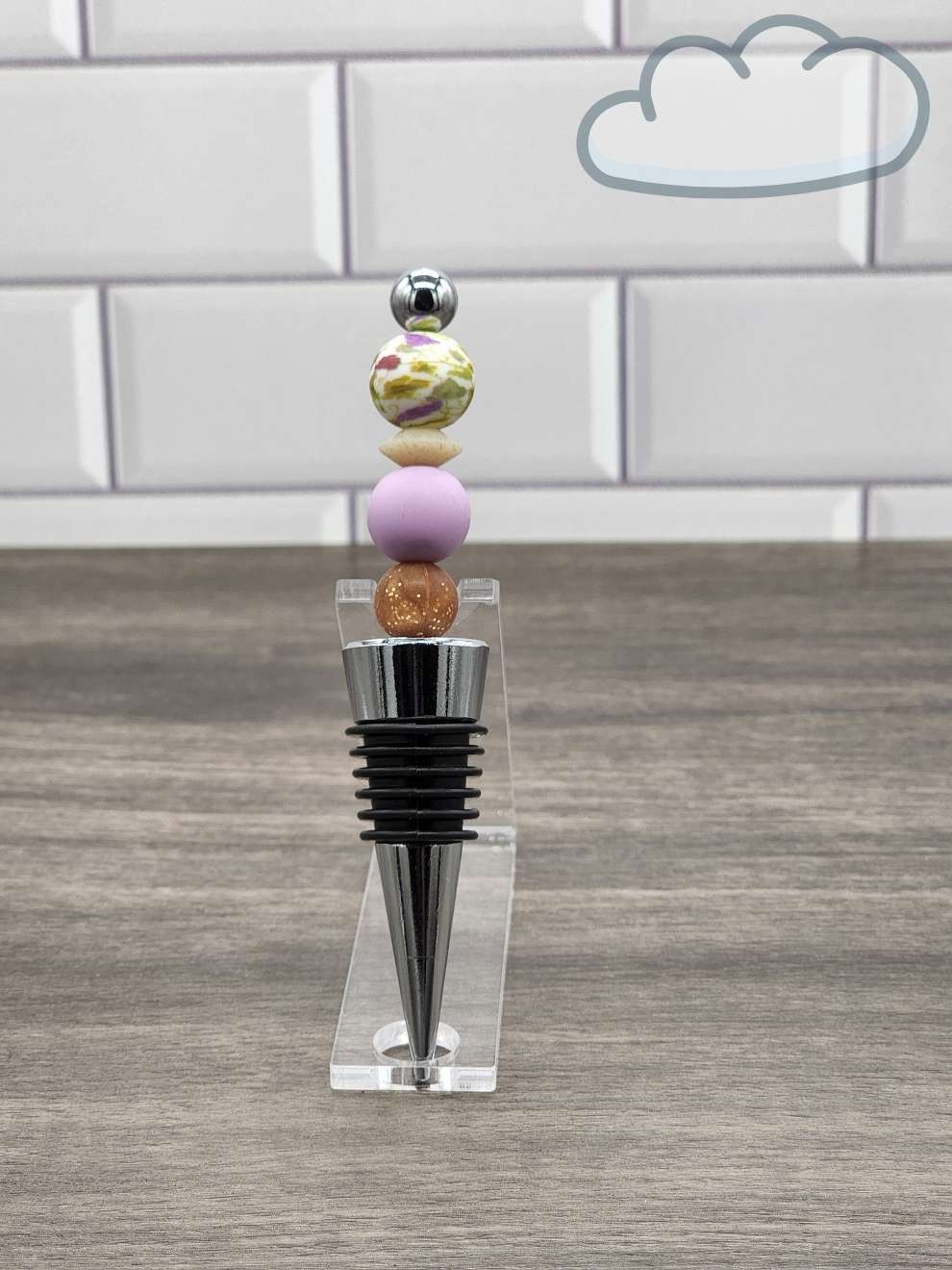 Custom Beaded Wine Stoppers