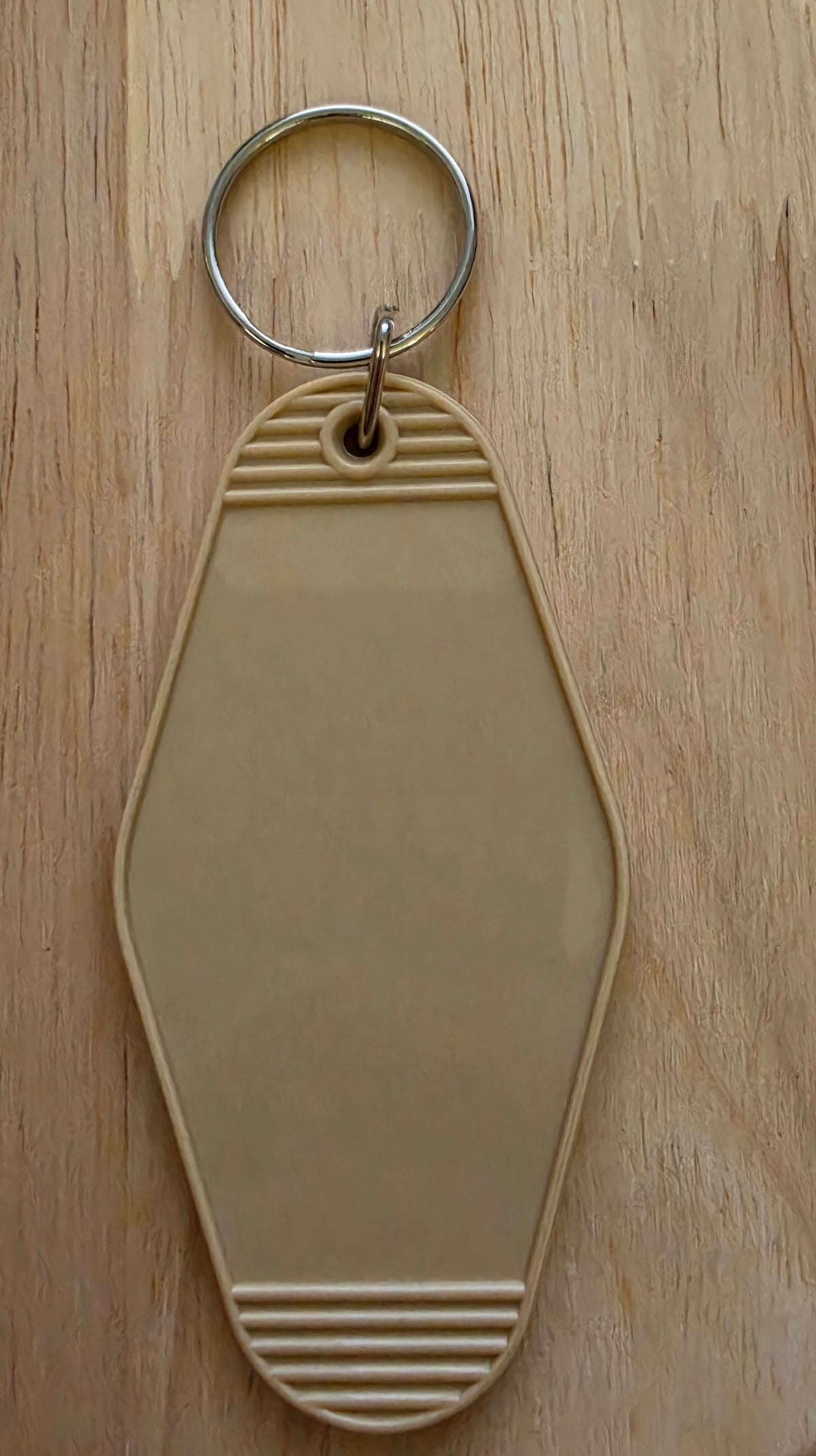 Tan Motel Keychain Blank
