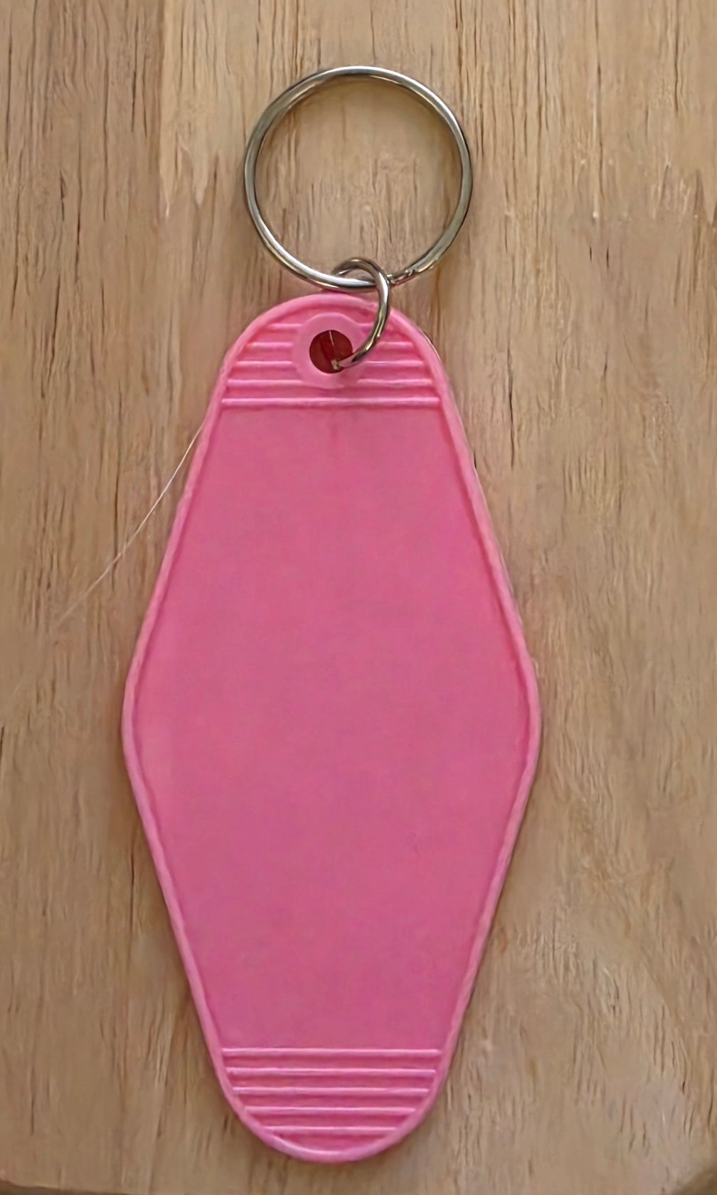 Light Pink Motel Keychain Blank
