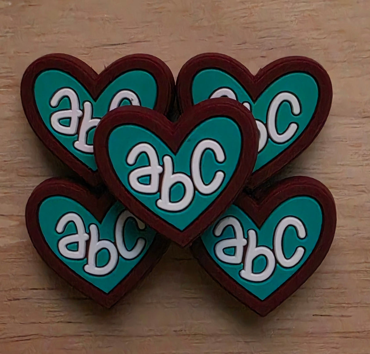 ABC Heart [Focal Bead]