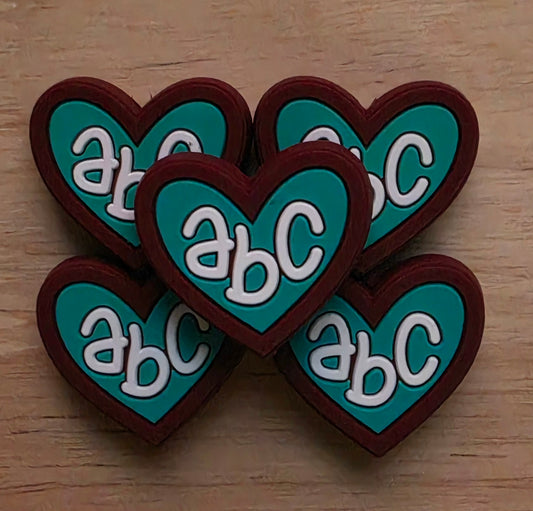 ABC Heart [Focal Bead]