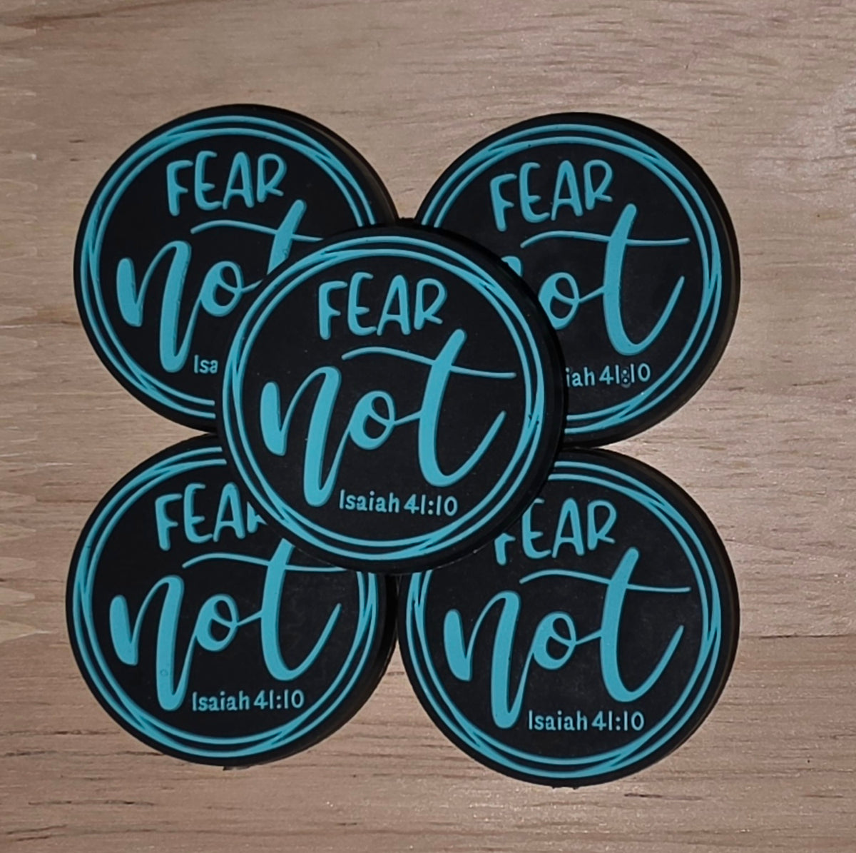 Fear Not - Teal [Focal Bead]