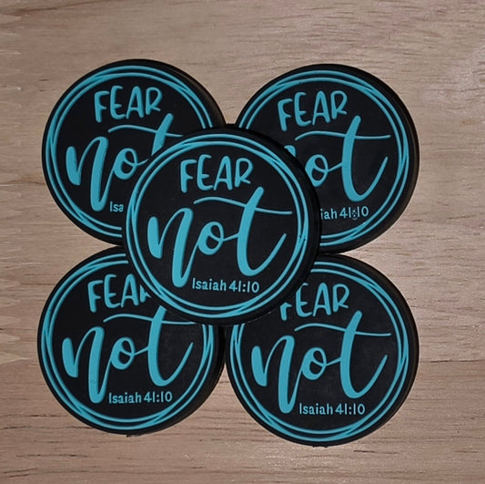 Fear Not - Teal [Focal Bead]