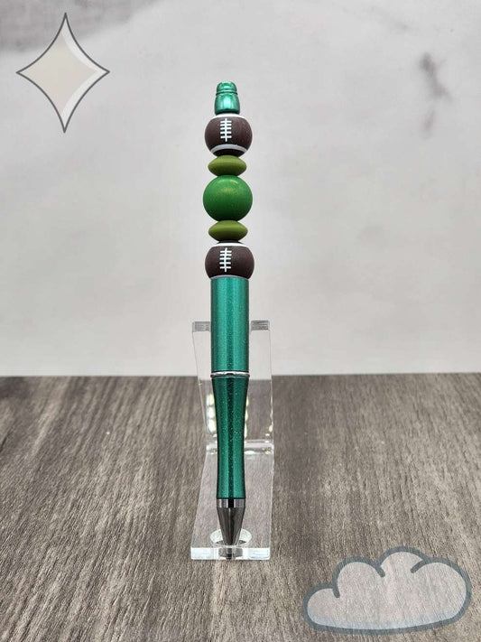 Football Beaded Pen